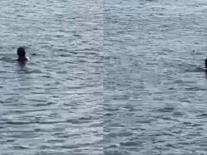 Mergulhador na lagoa da parangaba retirando corpo de homem morto da água