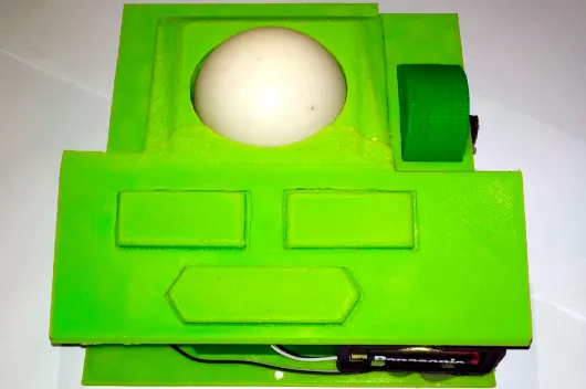 Protótipo do AdaptMouse que venceu a competição Maker Challenge em 2019
