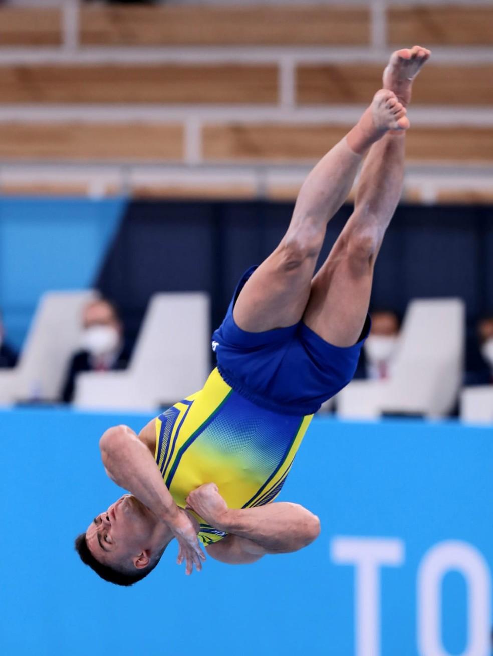 Caio foi destaque nas Olimpíadas e é considerado o ginasta brasileiro mais completo da atualidade