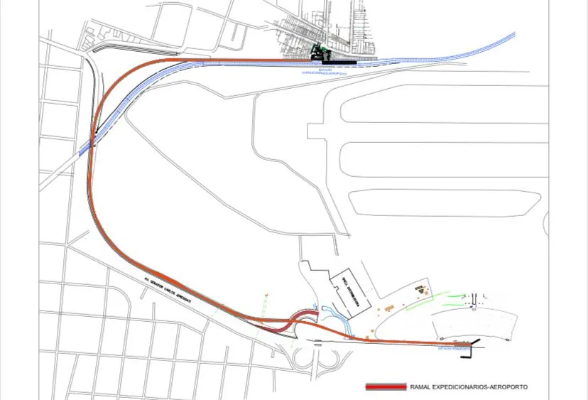 Projeto vai interligar VLT no Aeroporto de Fortaleza
