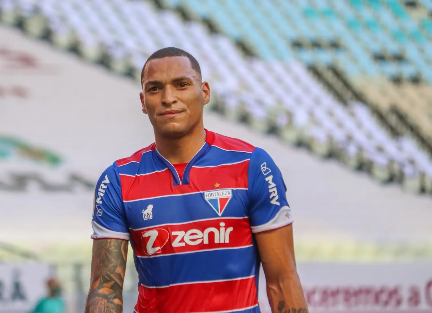 Titi em ação pelo Fortaleza