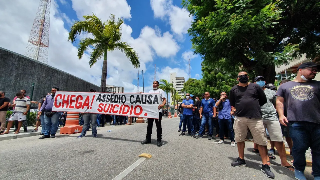 protesto policiais penais na AL