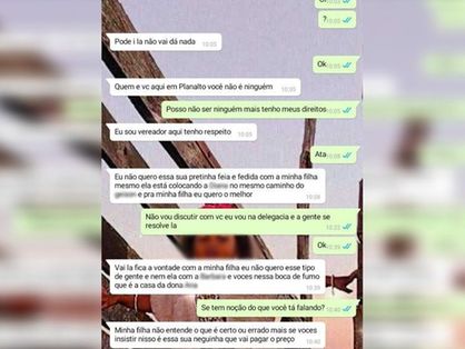 Ofensas racistas em conversa de Whatsapp