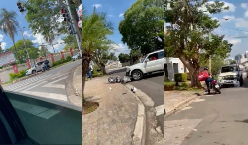 Motorista tenta atropelar motoboy em Campinas, Interior de São Paulo