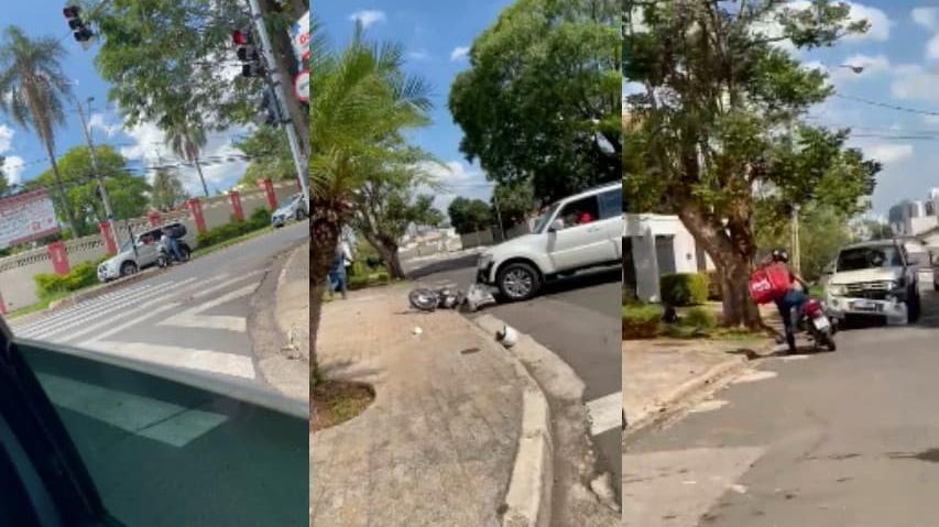 Motorista tenta atropelar motoboy em Campinas, Interior de São Paulo