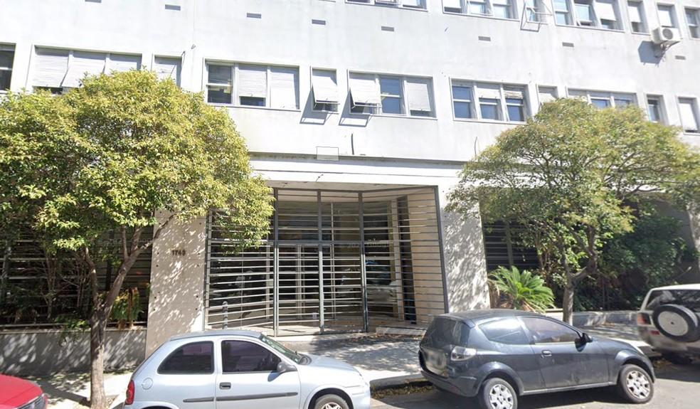 Frente do prédio do jornal Clarín, na Argentina