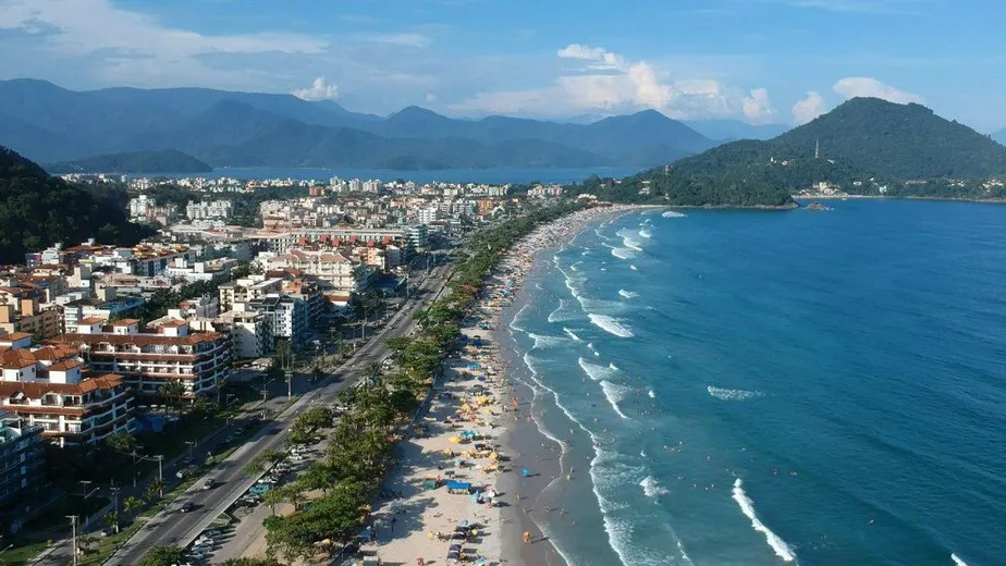 Praia Grande, uma das praias mais procuradas de Ubatuba