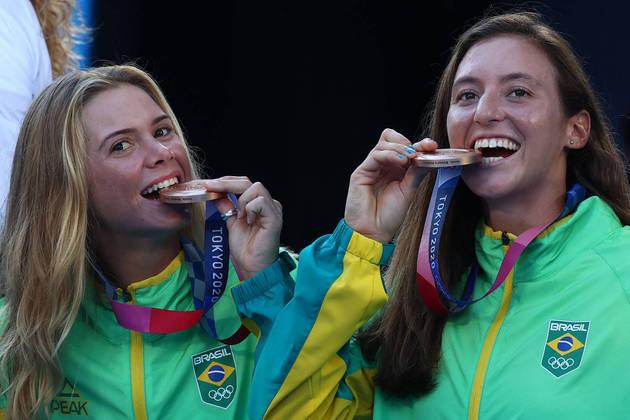 Bronze de Luisa e Laura foi a primeira medalha do Brasil no tênis