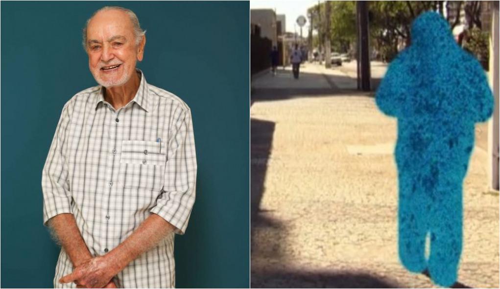 Montagem mostra os jornalistas José Hamilton Ribeiro e Eduardo Faustini. Eduardo está somente sombreado.