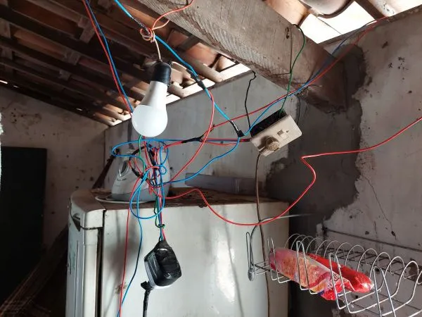 As condições do local eram totalmente insalubres.