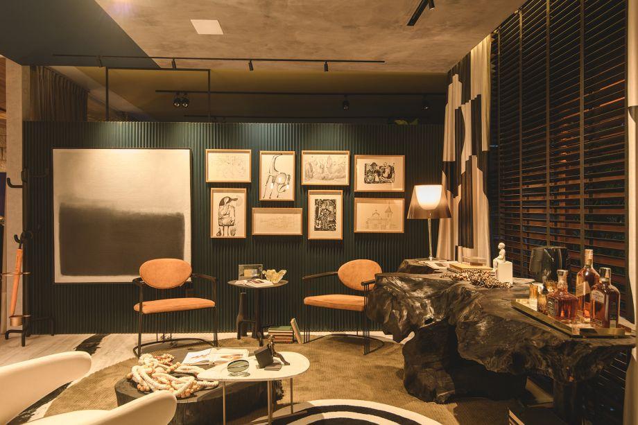 Ambiente Sala de Jantar Amantes das Artes, criado por Daniela Ellery e Diego Carneiro para a edição 22ª da CASACOR