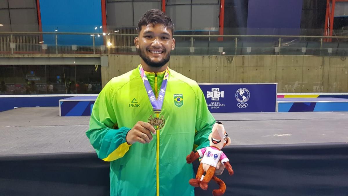 Ouro de Igor Queiroz alcançou a marca da 100ª medalha do Brasil nos Jogos de Cali