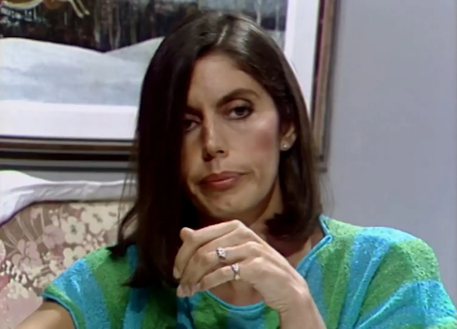 Mila Moreira em cena da novela 'Marron Glacê'