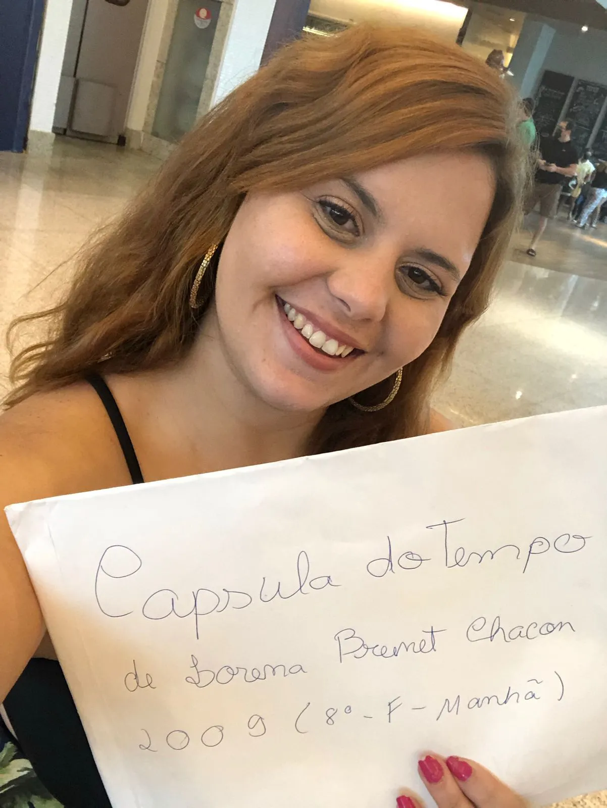 Lorena recebeu a carta da 