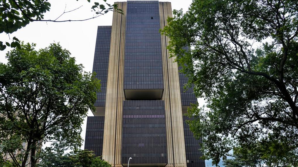 fachada do edifício do banco central