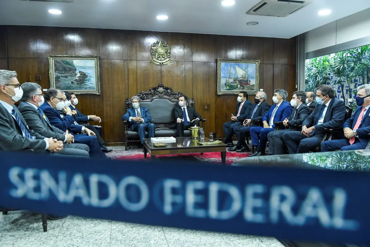 Reunião no senado federal
