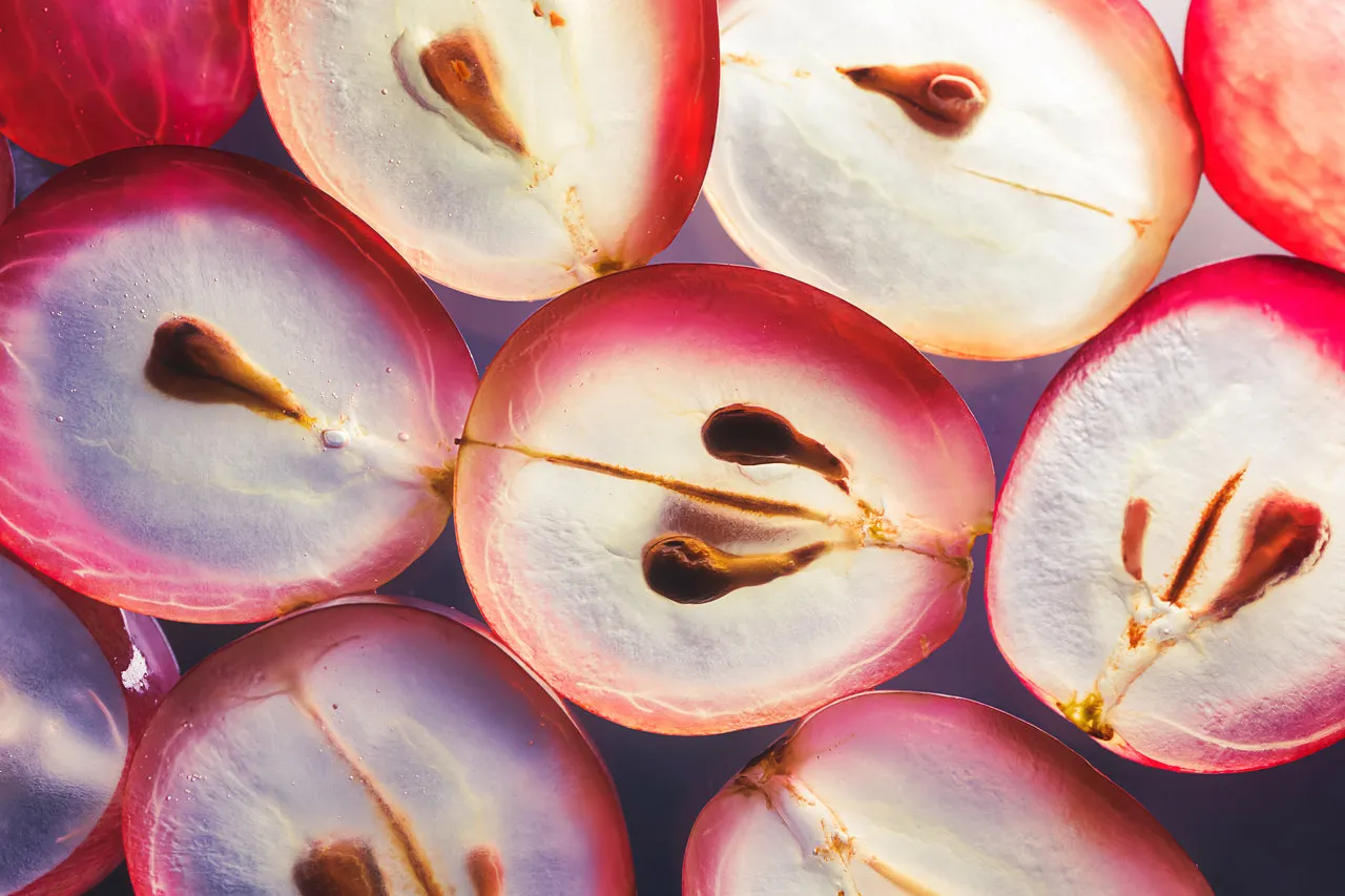 As uvas podem ser encontradas com ou sem sementes