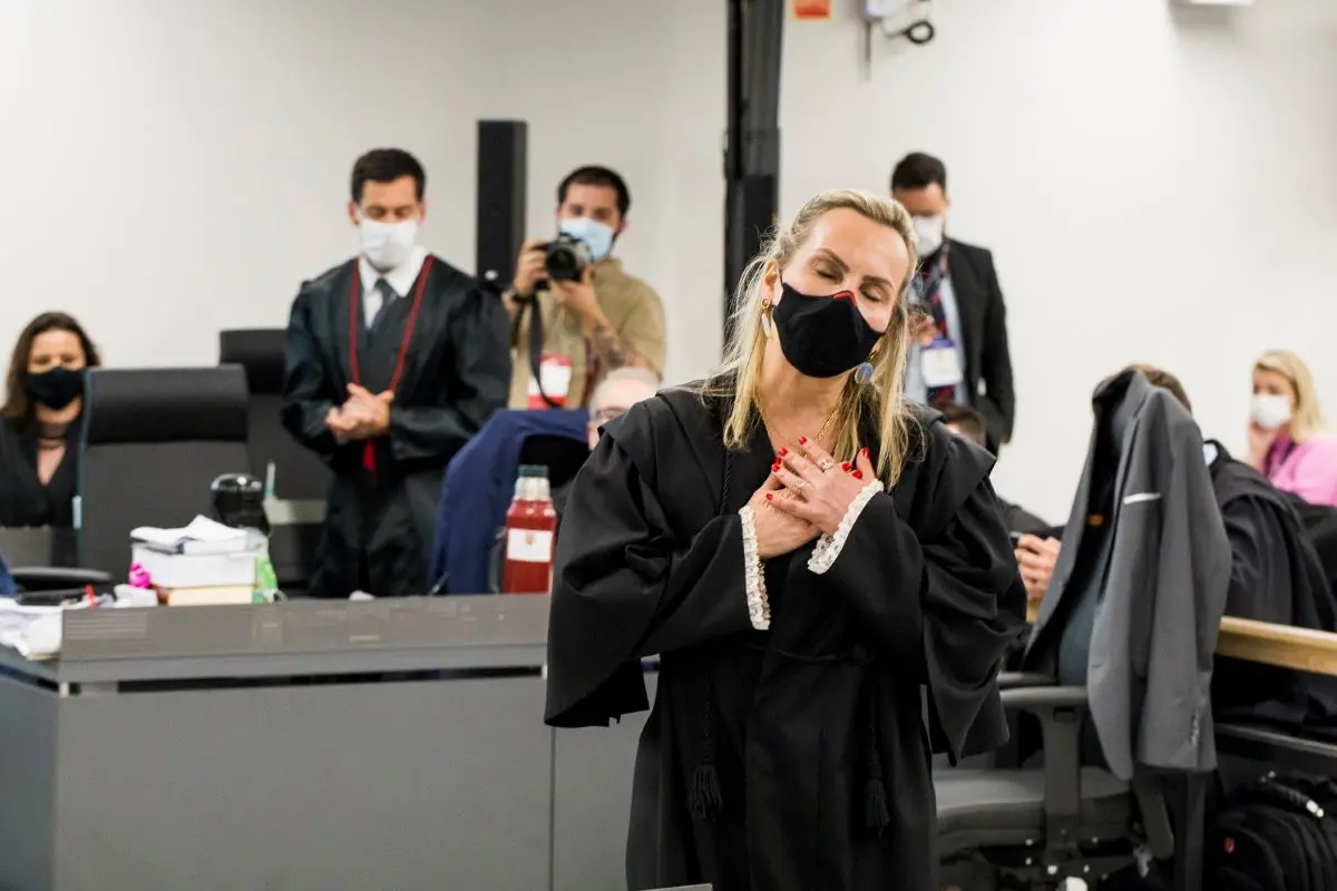 Advogada Tatiana Borsa, no julgamento do caso boate Kiss