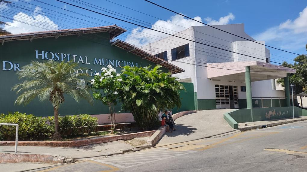 Fachada do Hospital Municipal de Caucaia.