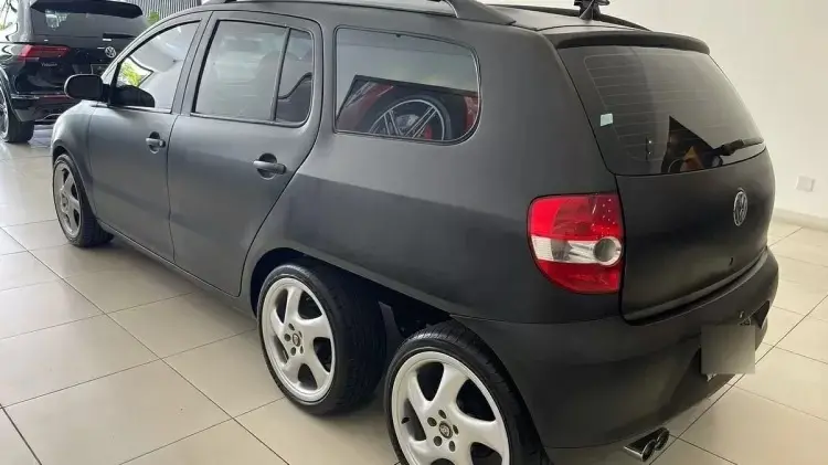 Parte traseira do carro