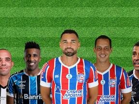 Diego Tardelli, Cortez, Gilberto, Rodriguinho e Diego Souza são jogadores que terminam contratos