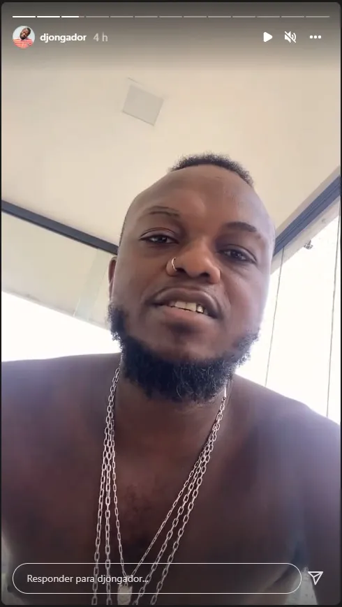 Rapper usou o Instagram para falar sobre vídeo de soco que circula nas redes sociais
