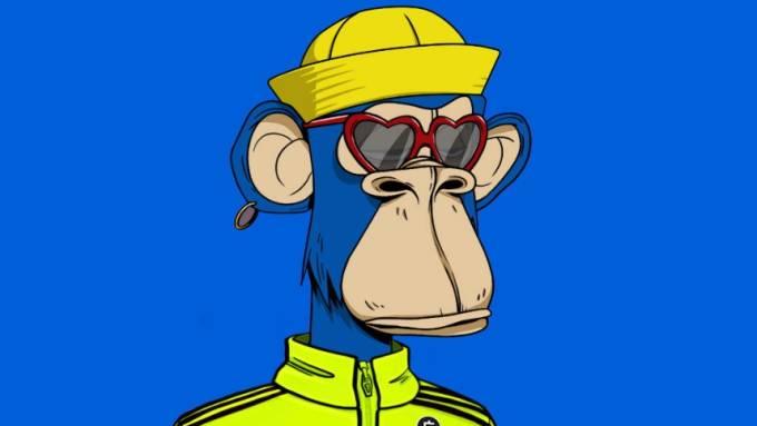 Imagens da série Bored Ape (macaco entediado, em inglês)