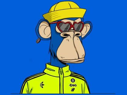 Imagens da série Bored Ape (macaco entediado, em inglês)