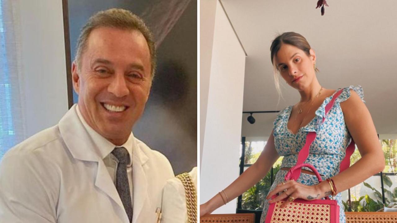 Montagem com foto, a esquerda, do médico Renato Kalil e, a direita, Shantal Verdelho