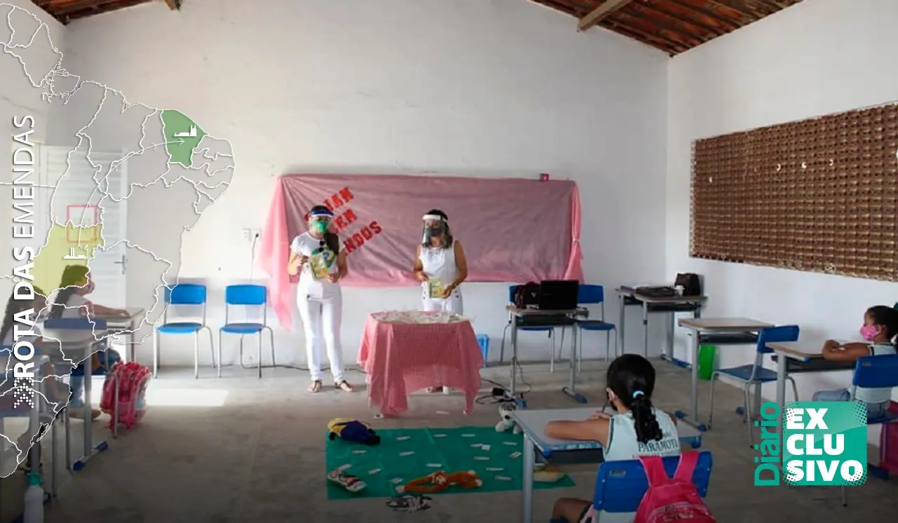 Sala de aula em Paramoti