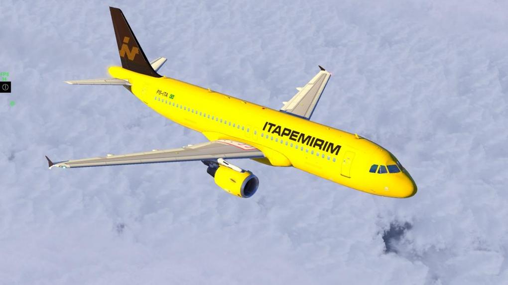 Avião da companhia Itapemirim