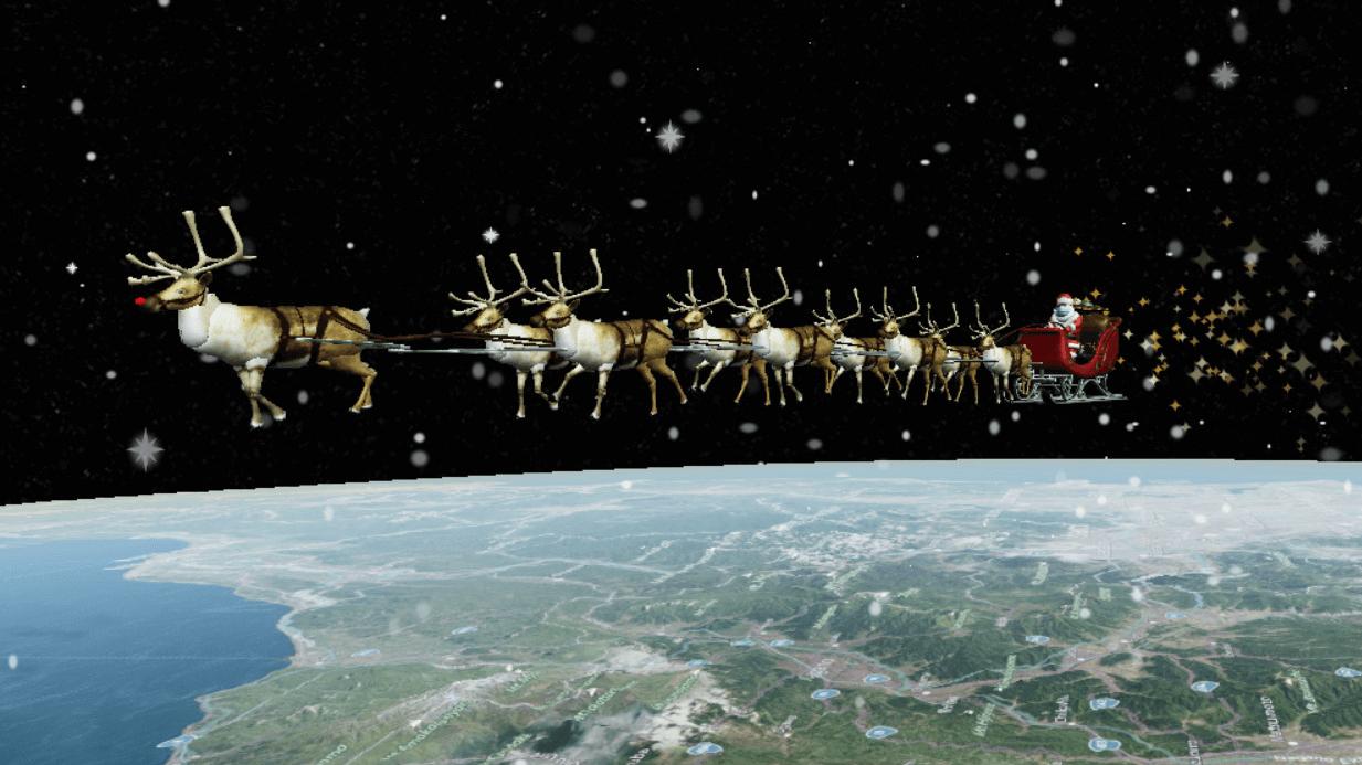 Cadê Papai Noel? Site rastreia em tempo real o caminho do trenó