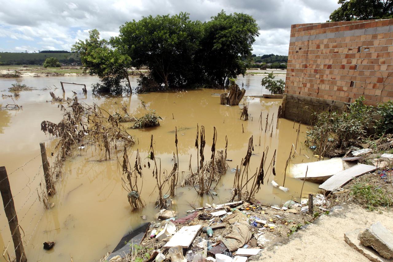 Cidade de Itamaraju também sofreu danos causados pelas chuvas