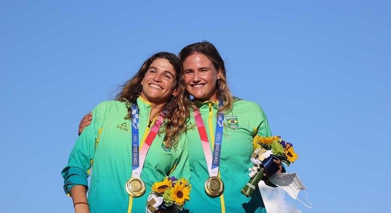 Bicampeãs olímpicas, Martine Grael e Kahena Kunze se destacaram em Tóquio 2020