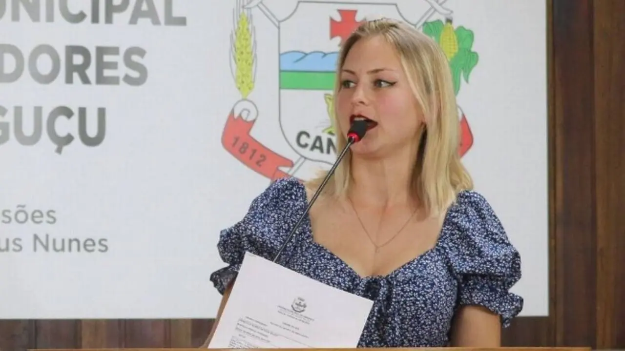 Vereadora Iasmin Rollof, de Canguçu