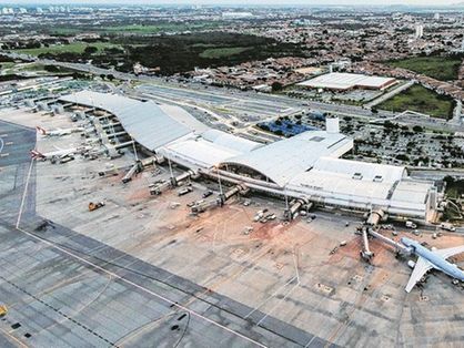 Vista aérea do Aeroporto de Fortaleza