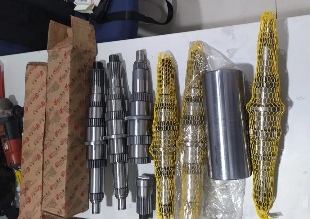 Peças onde a droga foi encontrada.