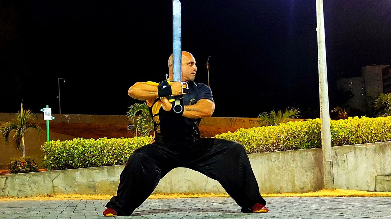 Carlos André,  atleta e treinador de Kung Fu