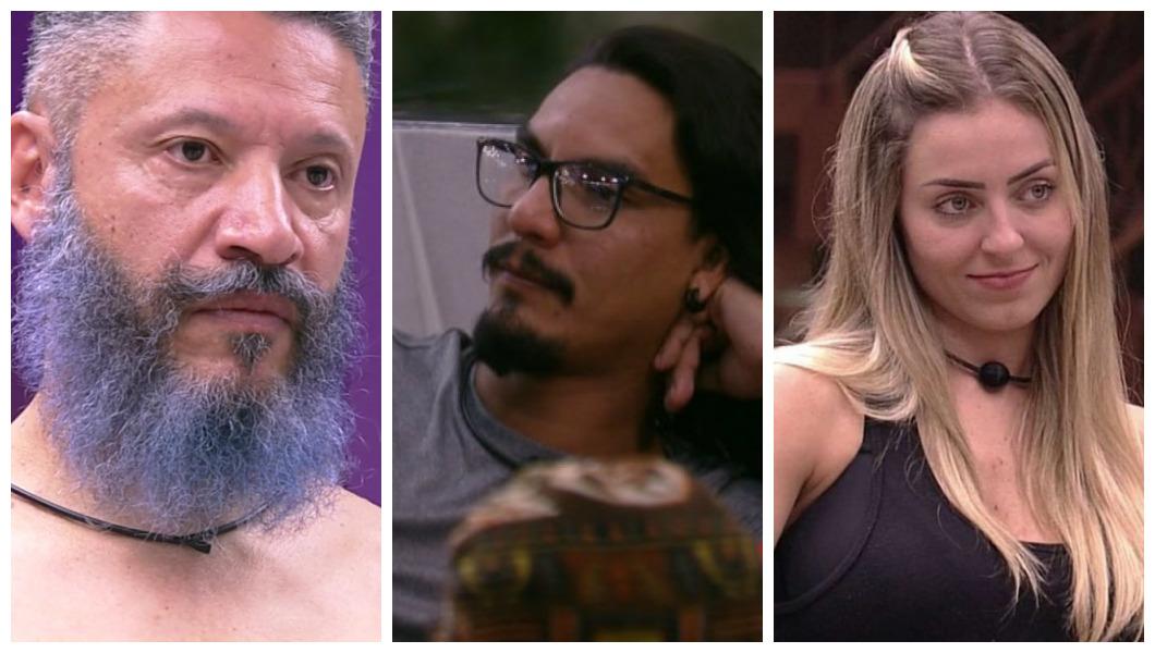 Montagem com fotos de ex-participantes do BBB
