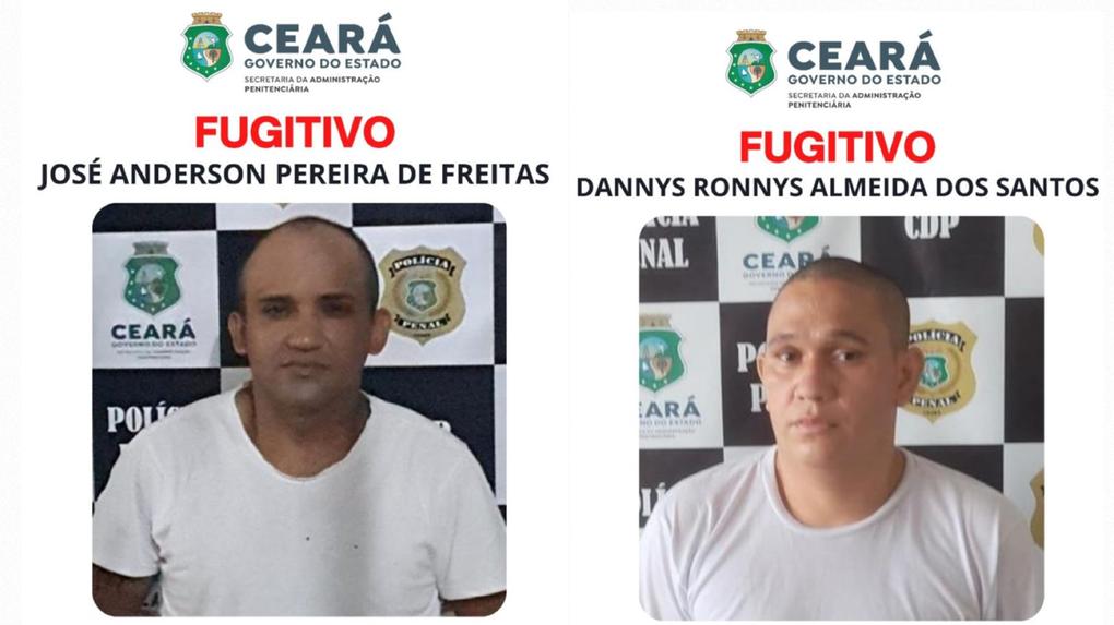 José Anderson Pereira de Freitas e Dannys Ronnys Almeida dos Santos realizavam atividades laborais quando se aproveitaram para fugir CDP