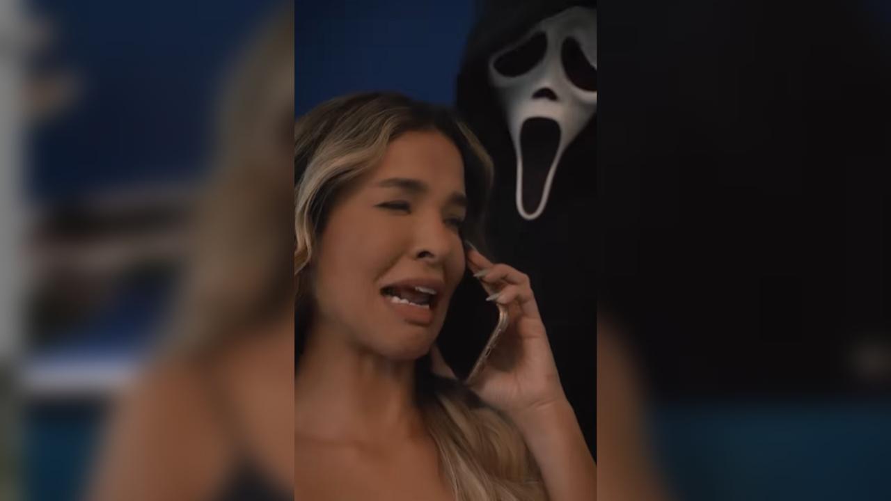 Kerline faz vídeo de divulgação do novo filme da franquia pânico