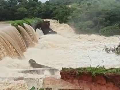 Barragem hidrelétrica da Usina do Carioca em Minas Gerais
