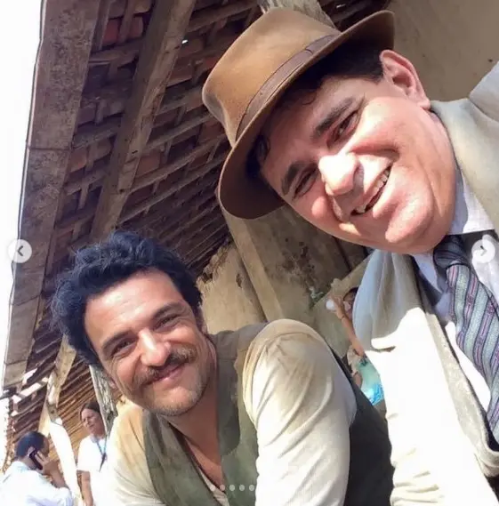 batoré ao lado do ator Rodrigo Lombardi