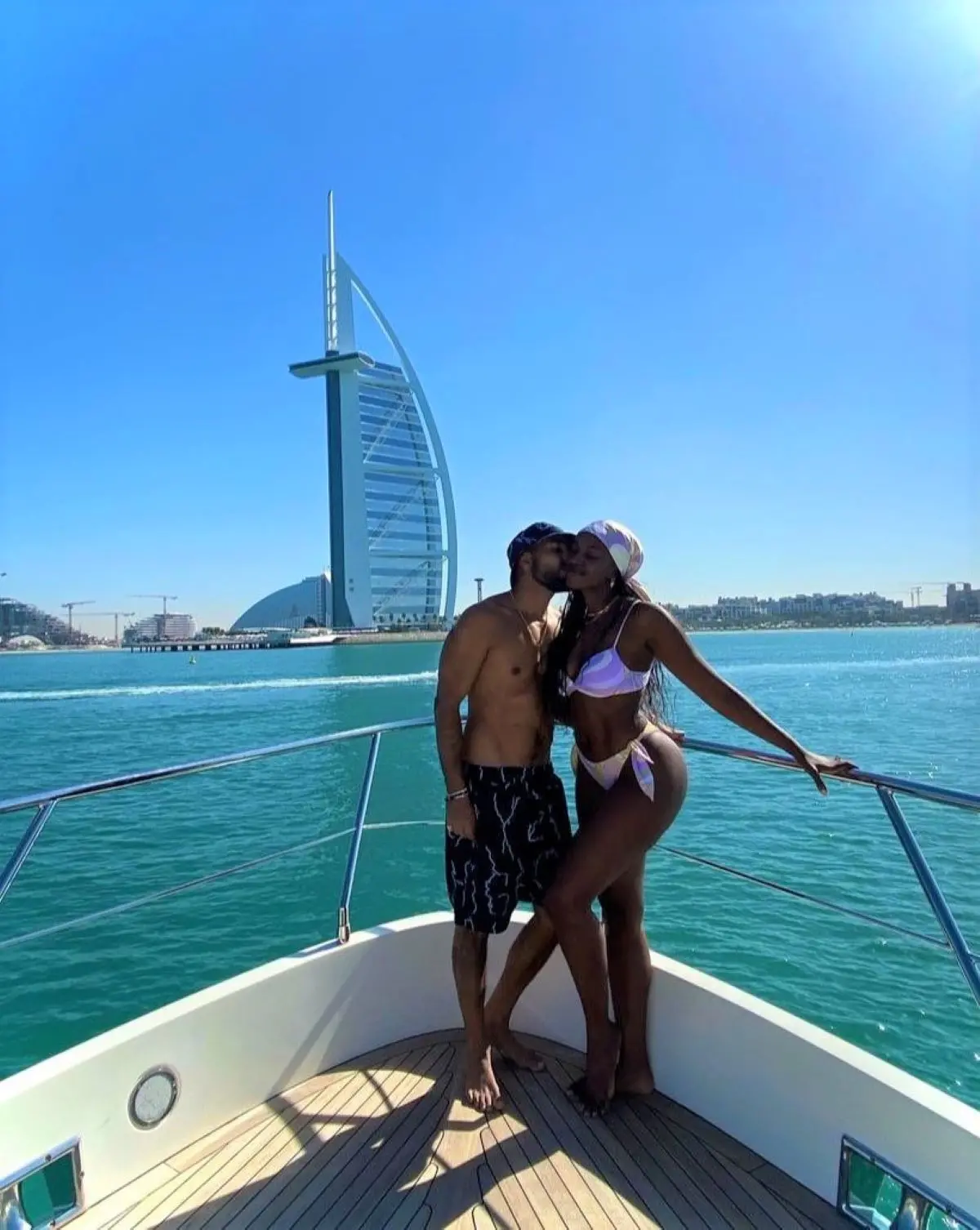 iza e marido em dubai
