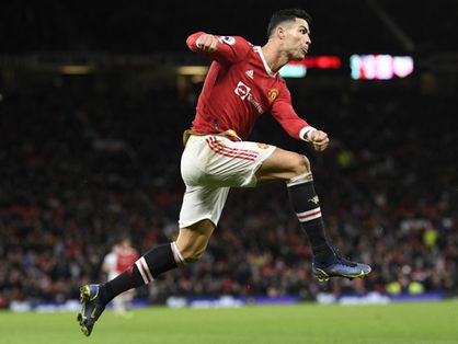 Atacante português do Manchester United, Cristiano Ronaldo