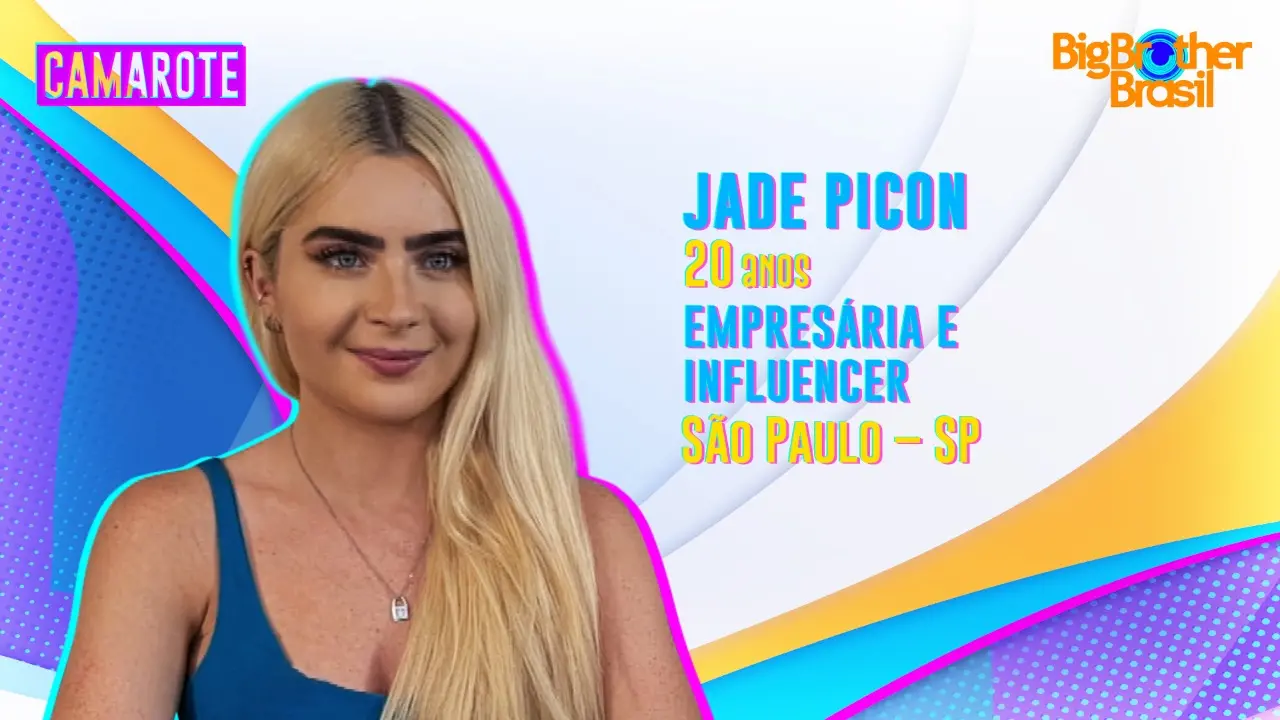 banner com foto e informações sobre Jade