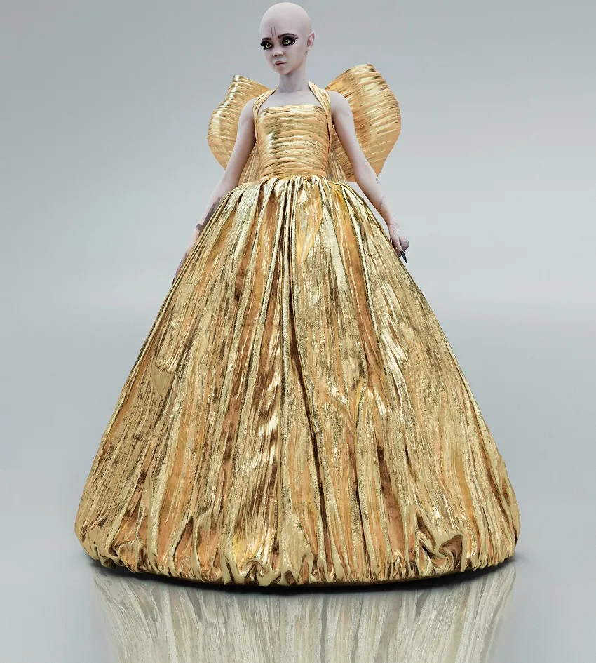 WarNymph, o avatar digital da cantora Grimes