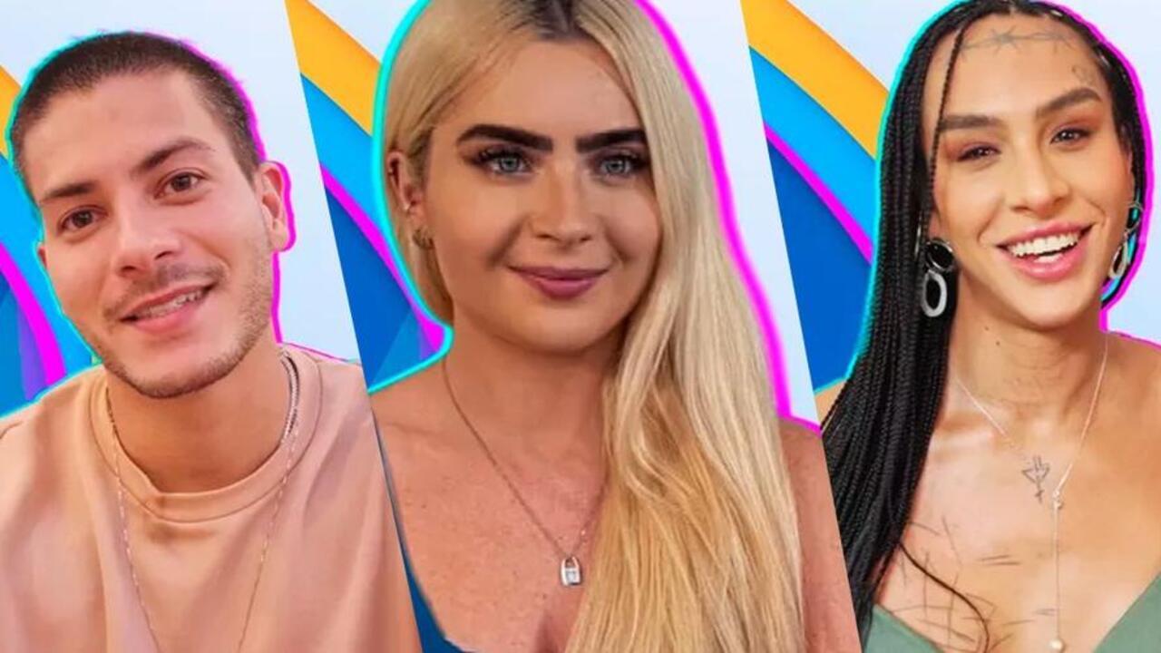 Jade Picon, Arthur Aguiar e Linn da Quebrada, do Camarote do BBB 22