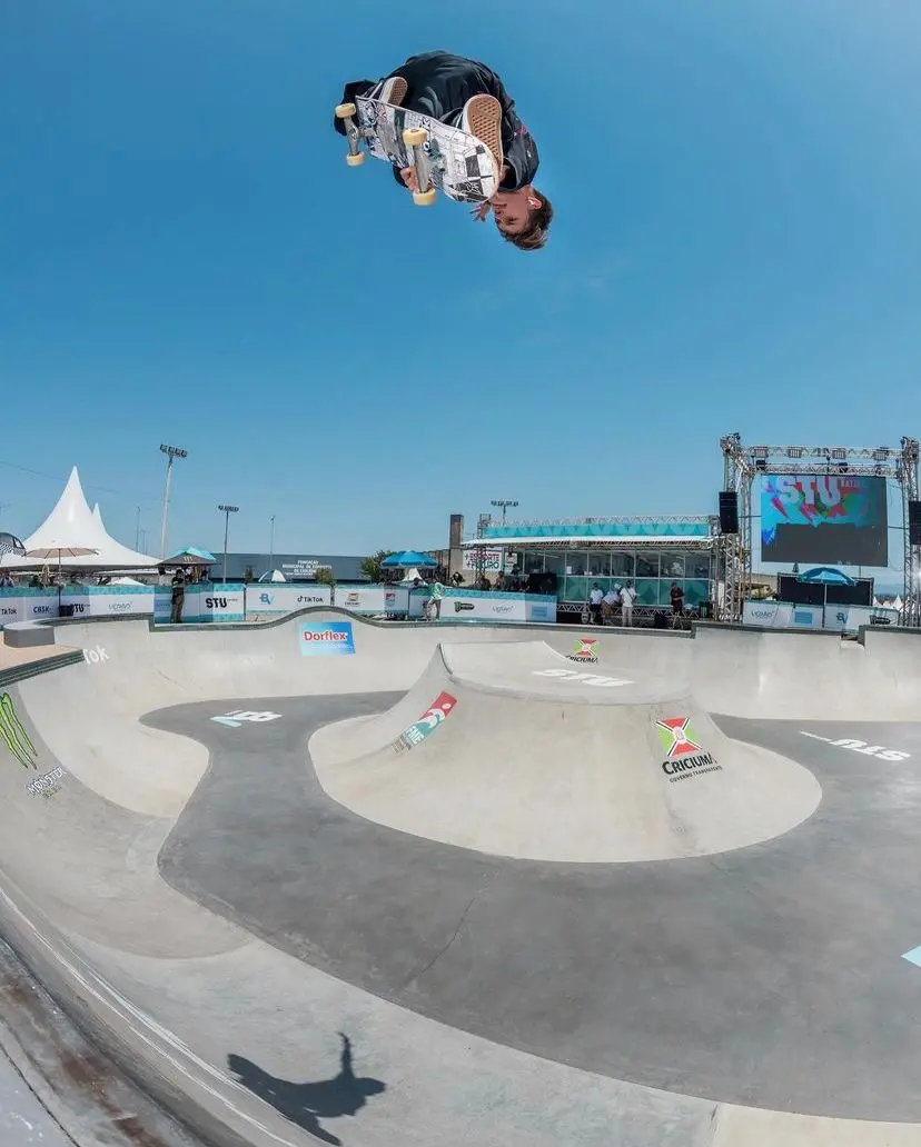 Imagem da notícia Luizinho vence 1ª etapa do Circuito Brasileiro de Skate Park, em Criciúma