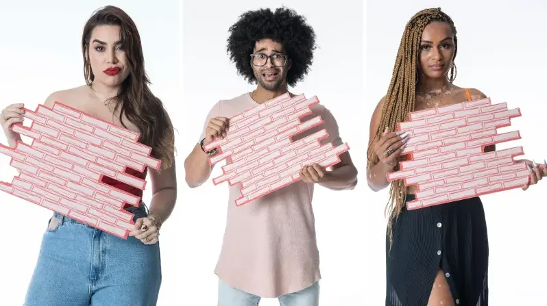 Naiara Azevedo, Luciano e Natália formam primeiro paredão do BBB 22